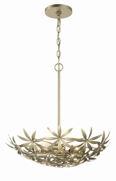 Minka-Lavery 2146-735 Four Light Pendant, Ambry Gold