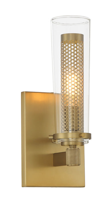 Minka-Lavery 2181-695 One Light Wall Sconce, Soft Brass