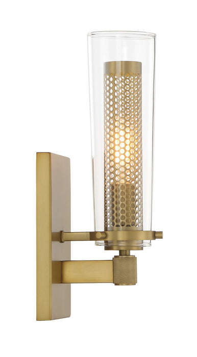 Minka-Lavery 2181-695 One Light Wall Sconce, Soft Brass