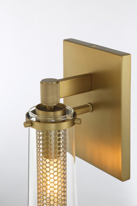 Minka-Lavery 2181-695 One Light Wall Sconce, Soft Brass