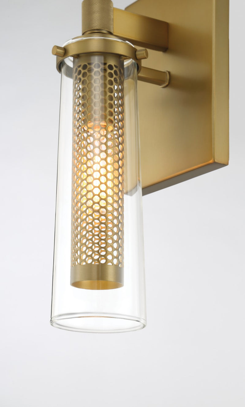 Minka-Lavery 2181-695 One Light Wall Sconce, Soft Brass