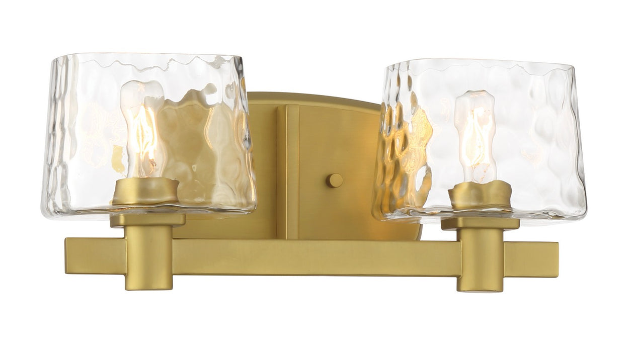 Minka-Lavery 2232-695 Two Light Bath Vanity, Soft Brass