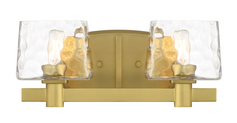 Minka-Lavery 2232-695 Two Light Bath Vanity, Soft Brass