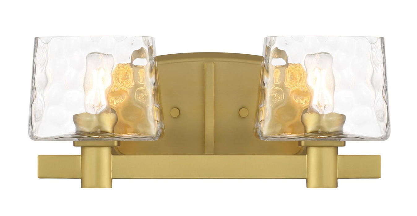 Minka-Lavery 2232-695 Two Light Bath Vanity, Soft Brass