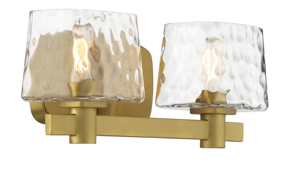Minka-Lavery 2232-695 Two Light Bath Vanity, Soft Brass