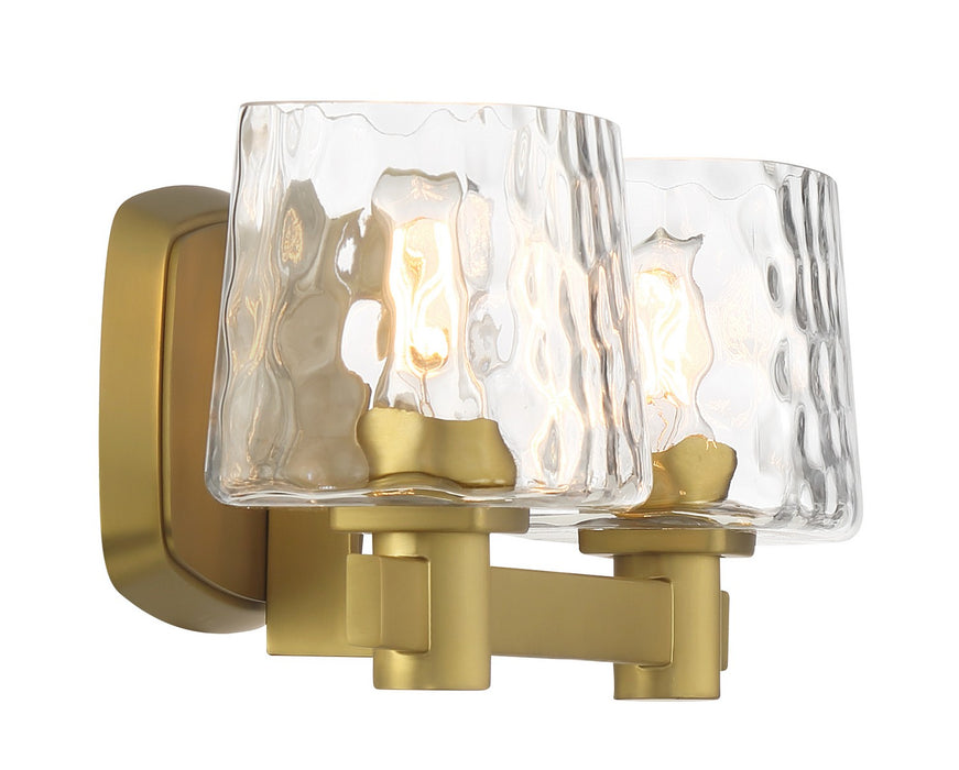 Minka-Lavery 2232-695 Two Light Bath Vanity, Soft Brass