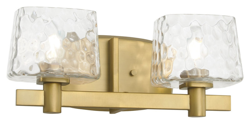 Minka-Lavery 2232-695 Two Light Bath Vanity, Soft Brass