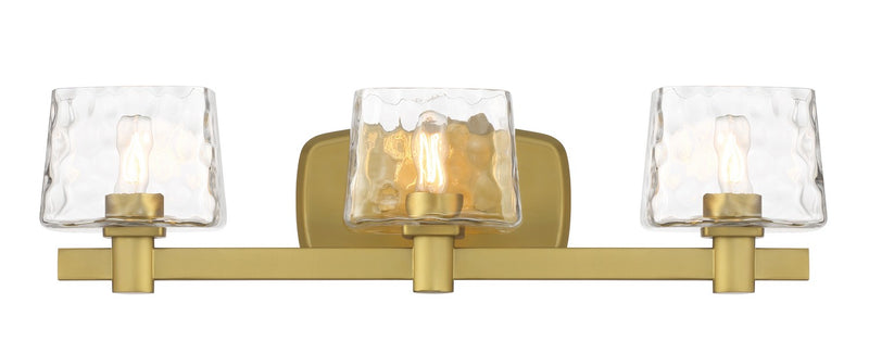Minka-Lavery 2233-695 Three Light Bath Vanity, Soft Brass