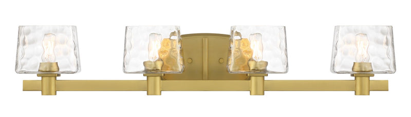 Minka-Lavery 2234-695 Four Light Bath Vanity, Soft Brass