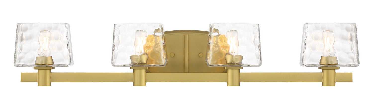 Minka-Lavery 2234-695 Four Light Bath Vanity, Soft Brass
