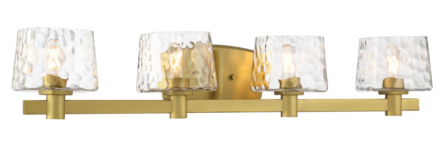 Minka-Lavery 2234-695 Four Light Bath Vanity, Soft Brass