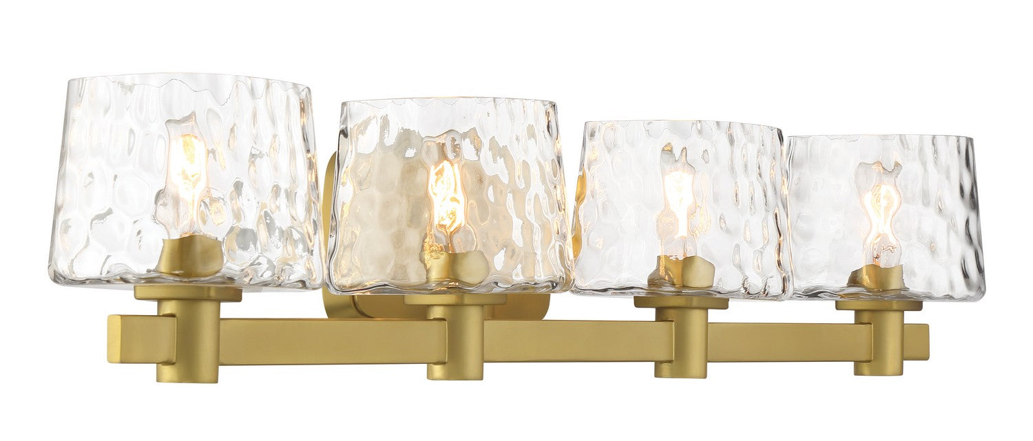 Minka-Lavery 2234-695 Four Light Bath Vanity, Soft Brass