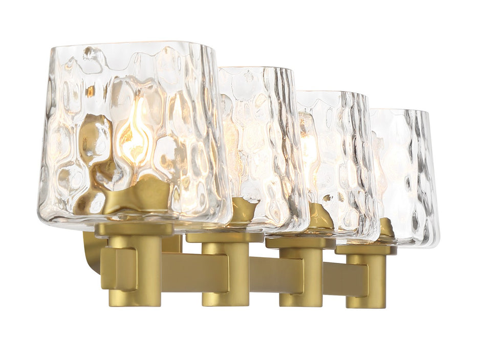 Minka-Lavery 2234-695 Four Light Bath Vanity, Soft Brass