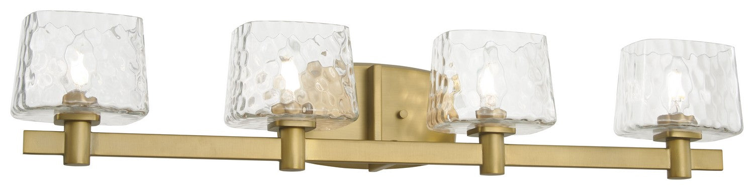 Minka-Lavery 2234-695 Four Light Bath Vanity, Soft Brass