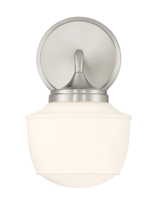 Minka-Lavery 2571-84 One Light Bath Vanity, Brushed Nickel
