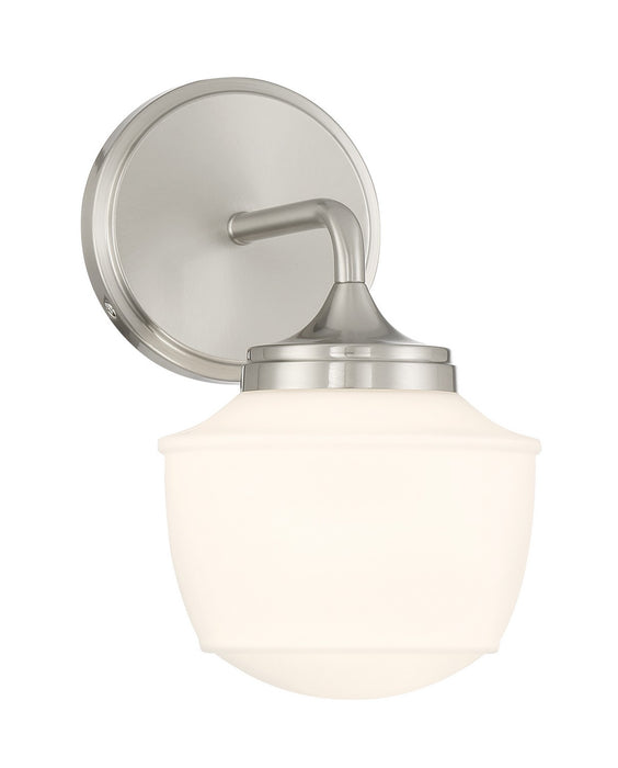 Minka-Lavery 2571-84 One Light Bath Vanity, Brushed Nickel