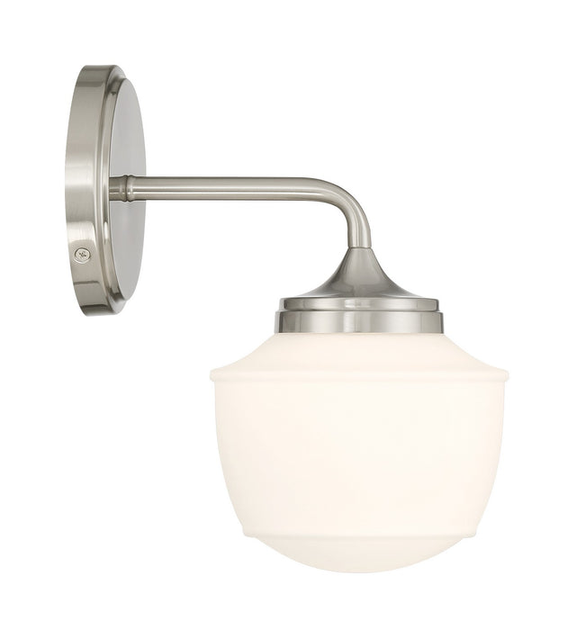 Minka-Lavery 2571-84 One Light Bath Vanity, Brushed Nickel