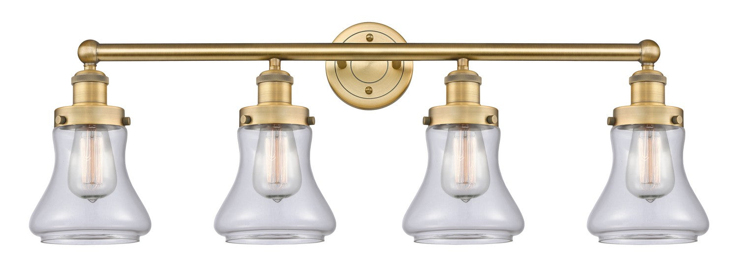 Innovations 616-4W-BB-G192 Four Light Bath Vanity, Brushed Brass