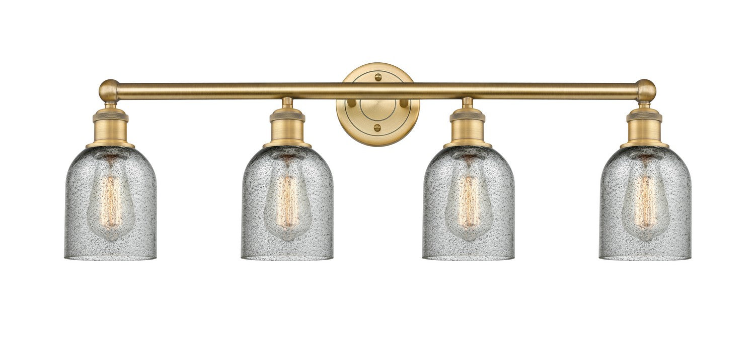 Innovations 616-4W-BB-G257 Four Light Bath Vanity, Brushed Brass