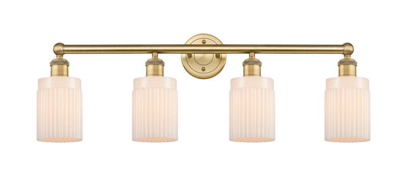 Innovations 616-4W-BB-G341 Four Light Bath Vanity, Brushed Brass