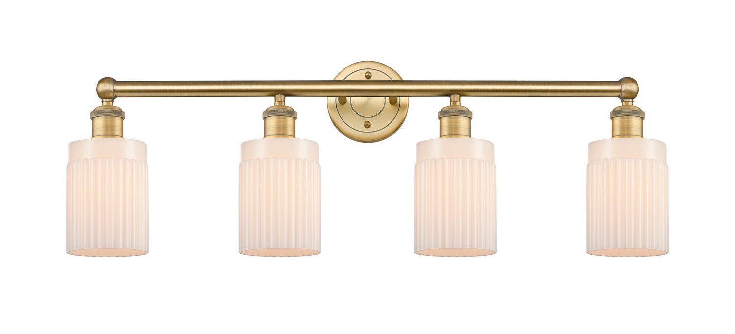 Innovations 616-4W-BB-G341 Four Light Bath Vanity, Brushed Brass