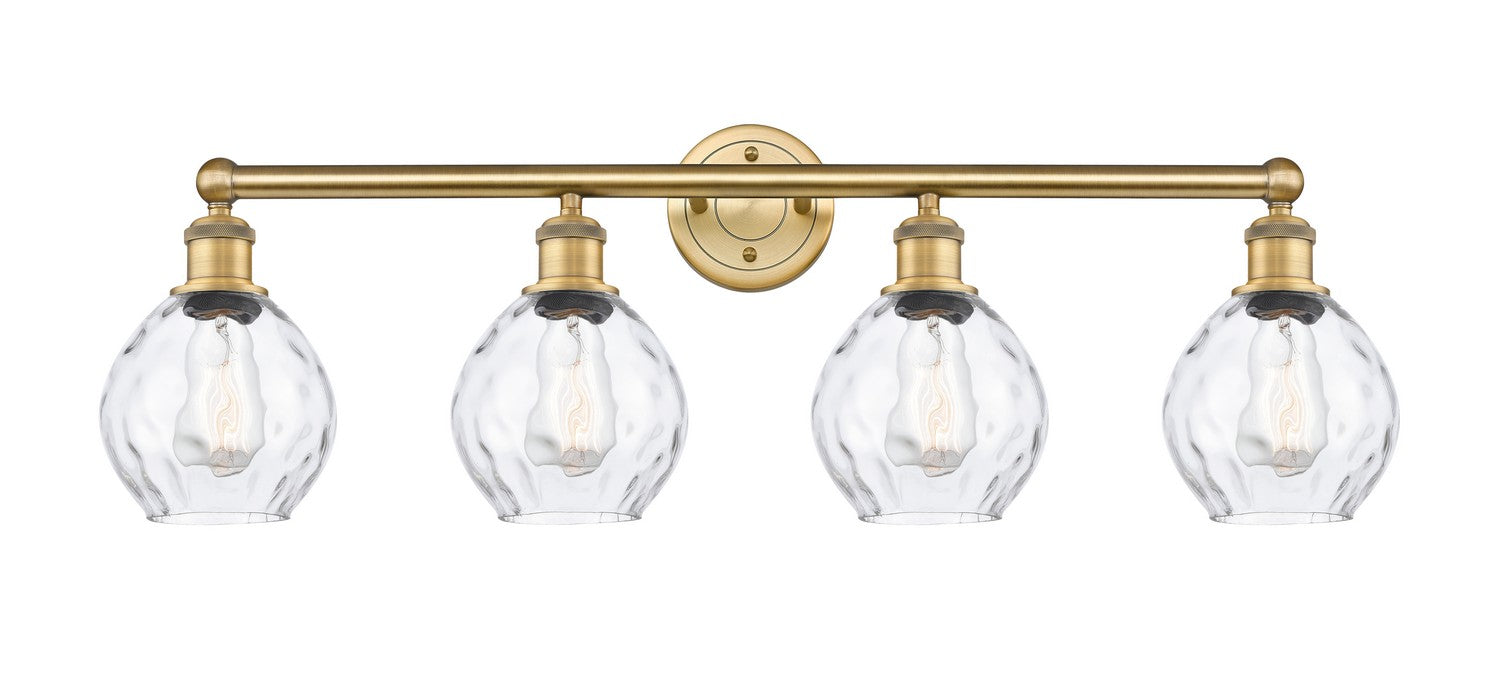 Innovations 616-4W-BB-G362 Four Light Bath Vanity, Brushed Brass
