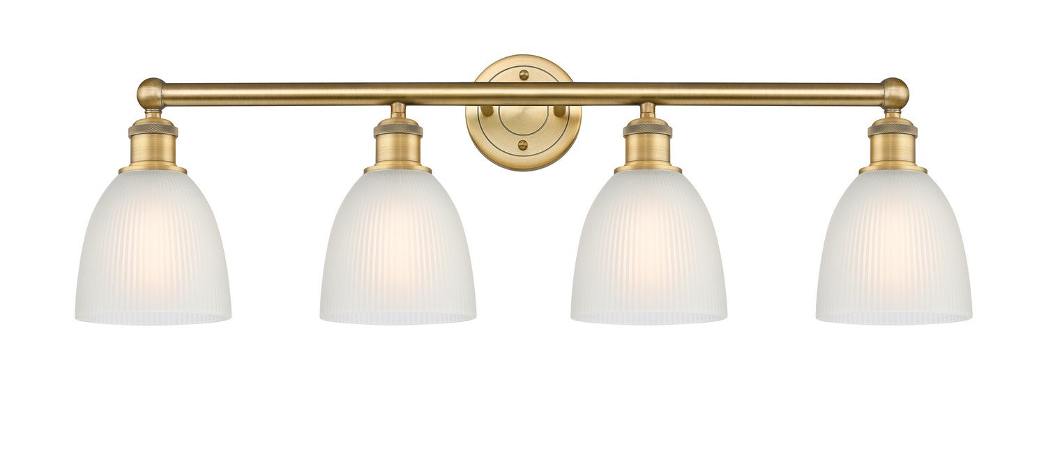 Innovations 616-4W-BB-G381 Four Light Bath Vanity, Brushed Brass