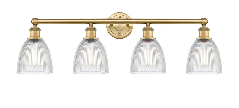 Innovations 616-4W-BB-G382 Four Light Bath Vanity, Brushed Brass