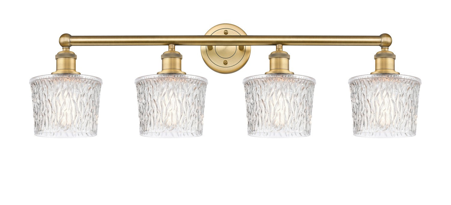 Innovations 616-4W-BB-G402 Four Light Bath Vanity, Brushed Brass