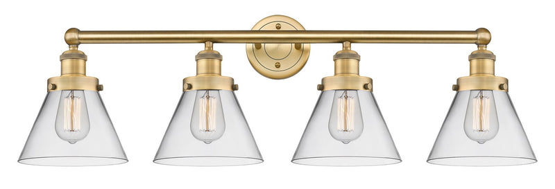 Innovations 616-4W-BB-G42 Four Light Bath Vanity, Brushed Brass