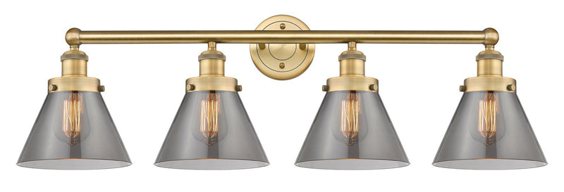 Innovations 616-4W-BB-G43 Four Light Bath Vanity, Brushed Brass