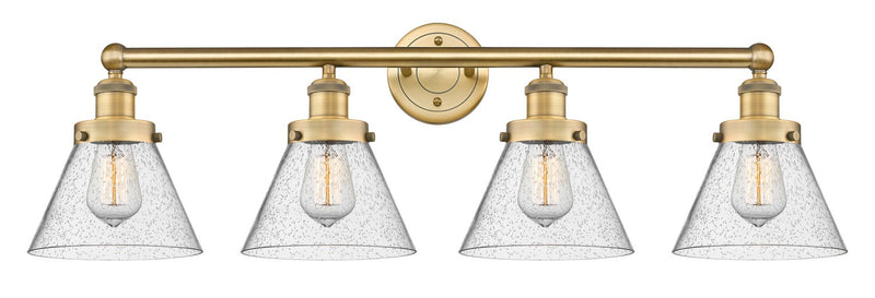 Innovations 616-4W-BB-G44 Four Light Bath Vanity, Brushed Brass