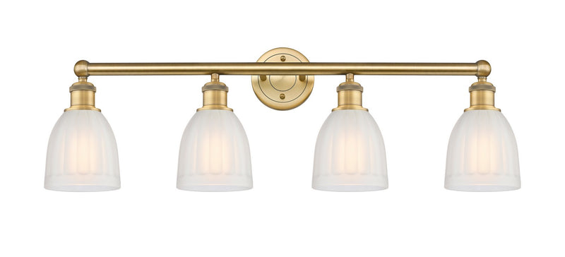Innovations 616-4W-BB-G441 Four Light Bath Vanity, Brushed Brass