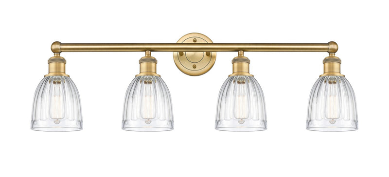 Innovations 616-4W-BB-G442 Four Light Bath Vanity, Brushed Brass