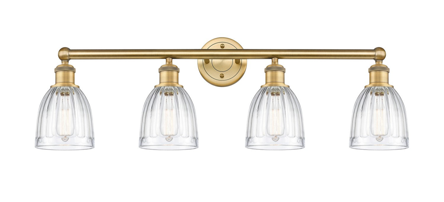Innovations 616-4W-BB-G442 Four Light Bath Vanity, Brushed Brass