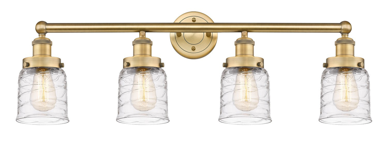 Innovations 616-4W-BB-G513 Four Light Bath Vanity, Brushed Brass