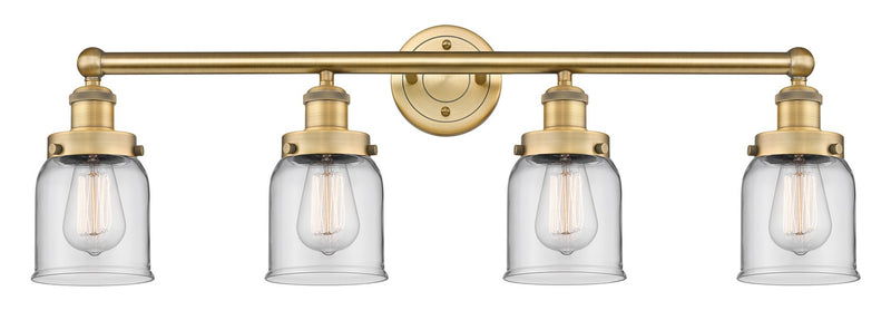 Innovations 616-4W-BB-G52 Four Light Bath Vanity, Brushed Brass