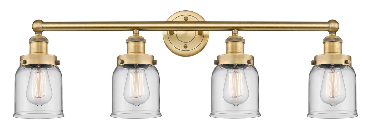 Innovations 616-4W-BB-G52 Four Light Bath Vanity, Brushed Brass
