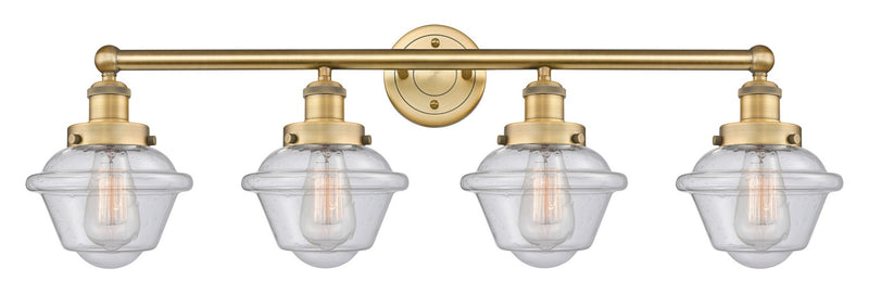 Innovations 616-4W-BB-G534 Four Light Bath Vanity, Brushed Brass