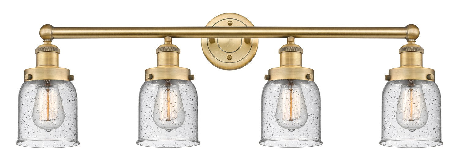 Innovations 616-4W-BB-G54 Four Light Bath Vanity, Brushed Brass