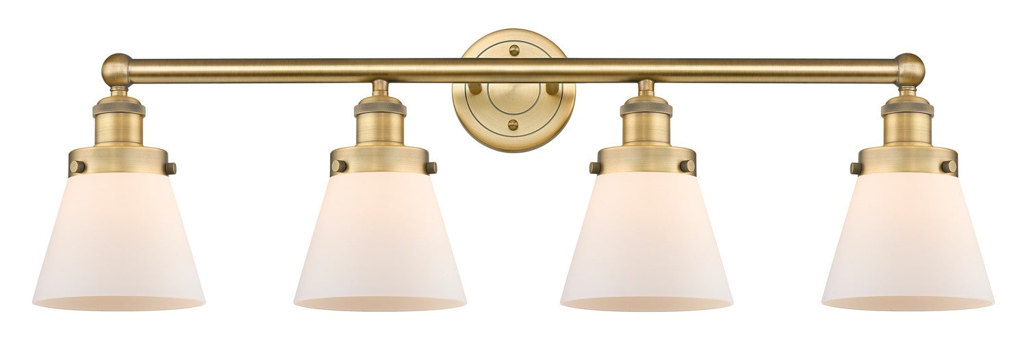 Innovations 616-4W-BB-G61 Four Light Bath Vanity, Brushed Brass