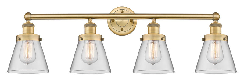 Innovations 616-4W-BB-G62 Four Light Bath Vanity, Brushed Brass