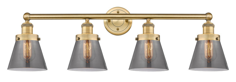 Innovations 616-4W-BB-G63 Four Light Bath Vanity, Brushed Brass