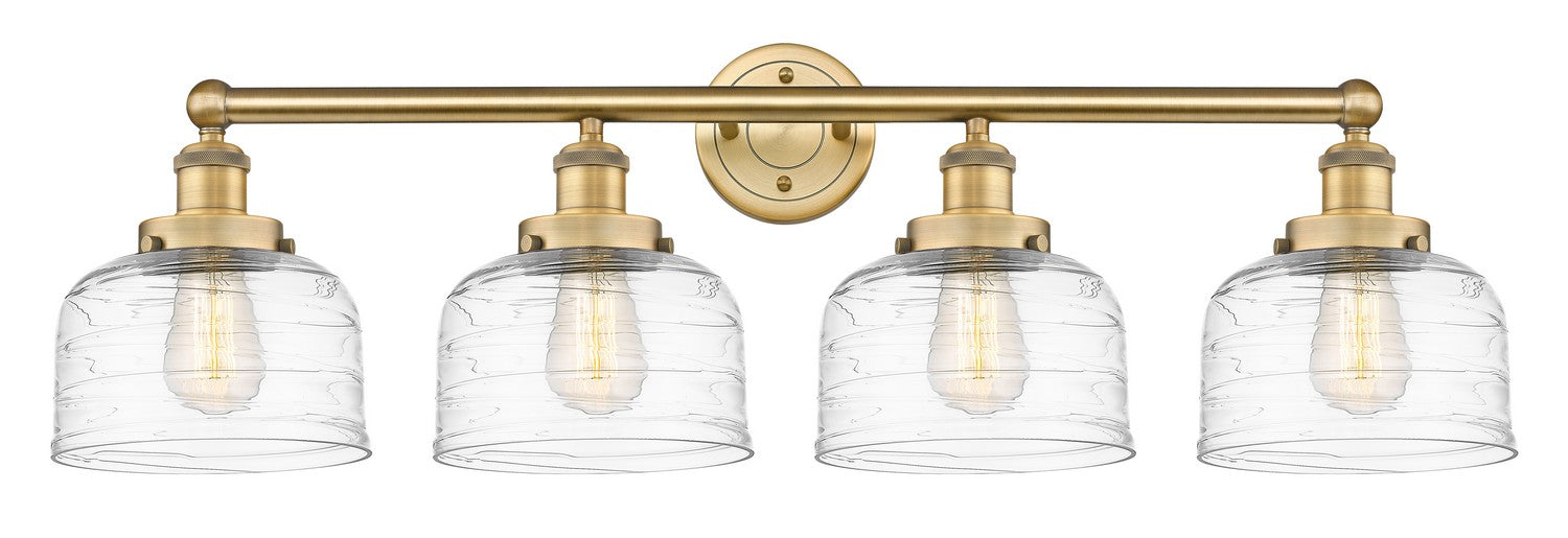 Innovations 616-4W-BB-G713 Four Light Bath Vanity, Brushed Brass