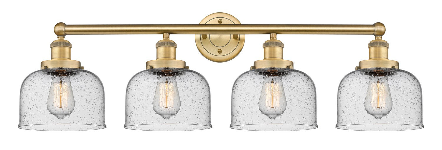 Innovations 616-4W-BB-G74 Four Light Bath Vanity, Brushed Brass