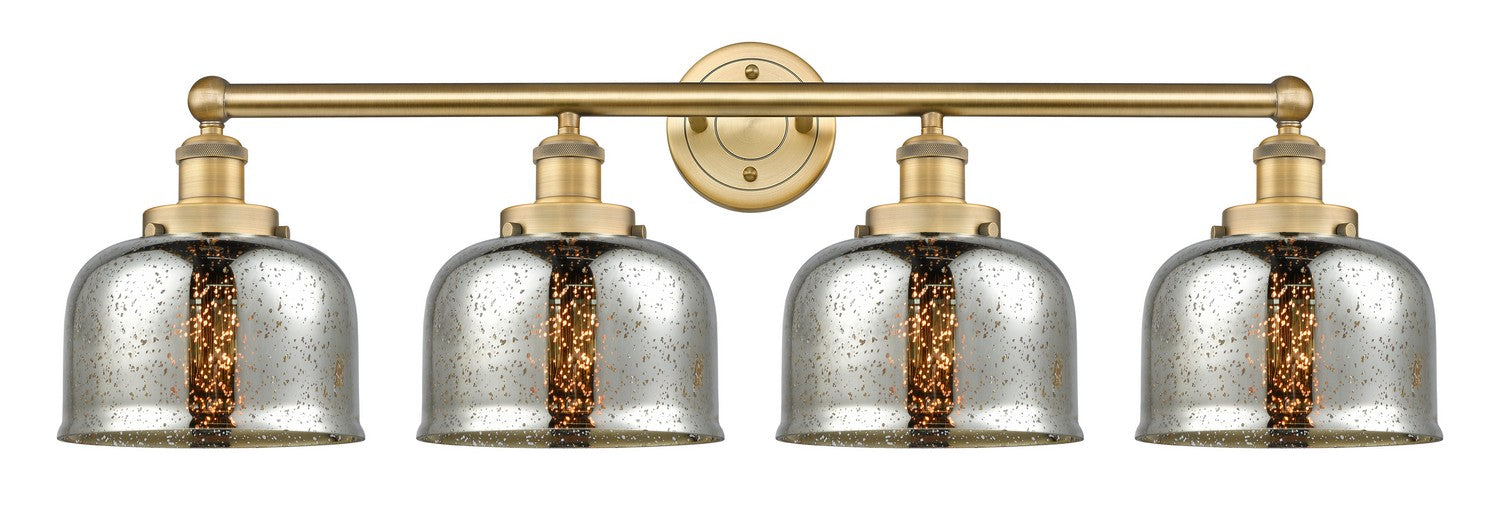 Innovations 616-4W-BB-G78 Four Light Bath Vanity, Brushed Brass