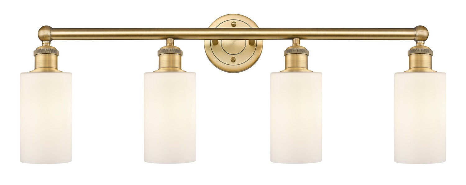 Innovations 616-4W-BB-G801 Four Light Bath Vanity, Brushed Brass