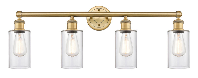 Innovations 616-4W-BB-G802 Four Light Bath Vanity, Brushed Brass