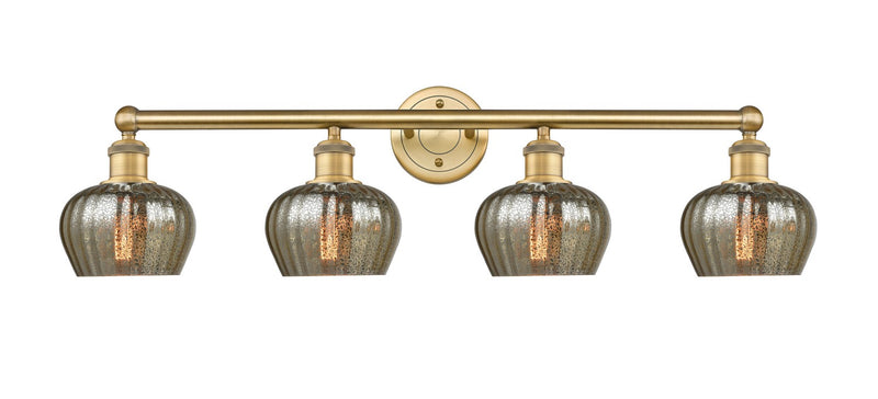 Innovations 616-4W-BB-G96 Four Light Bath Vanity, Brushed Brass