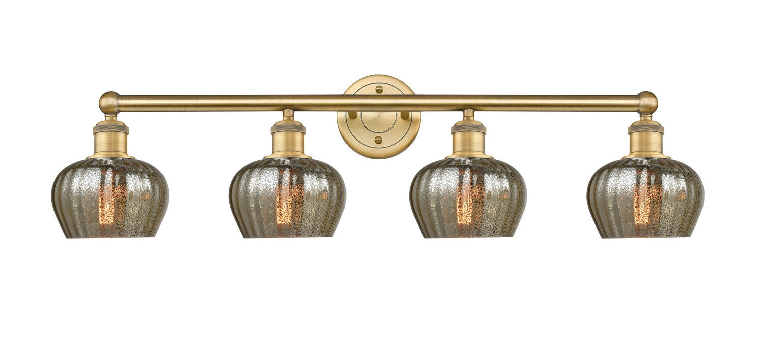 Innovations 616-4W-BB-G96 Four Light Bath Vanity, Brushed Brass